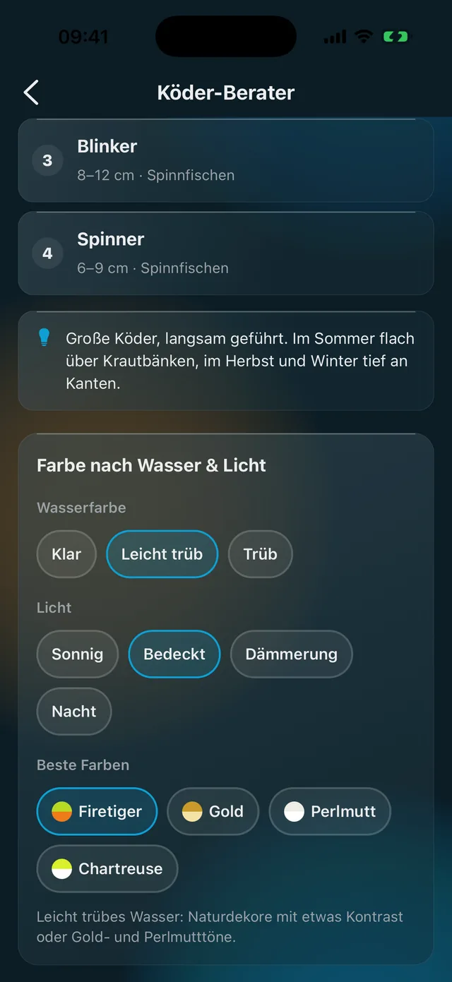 Die richtige Farbe