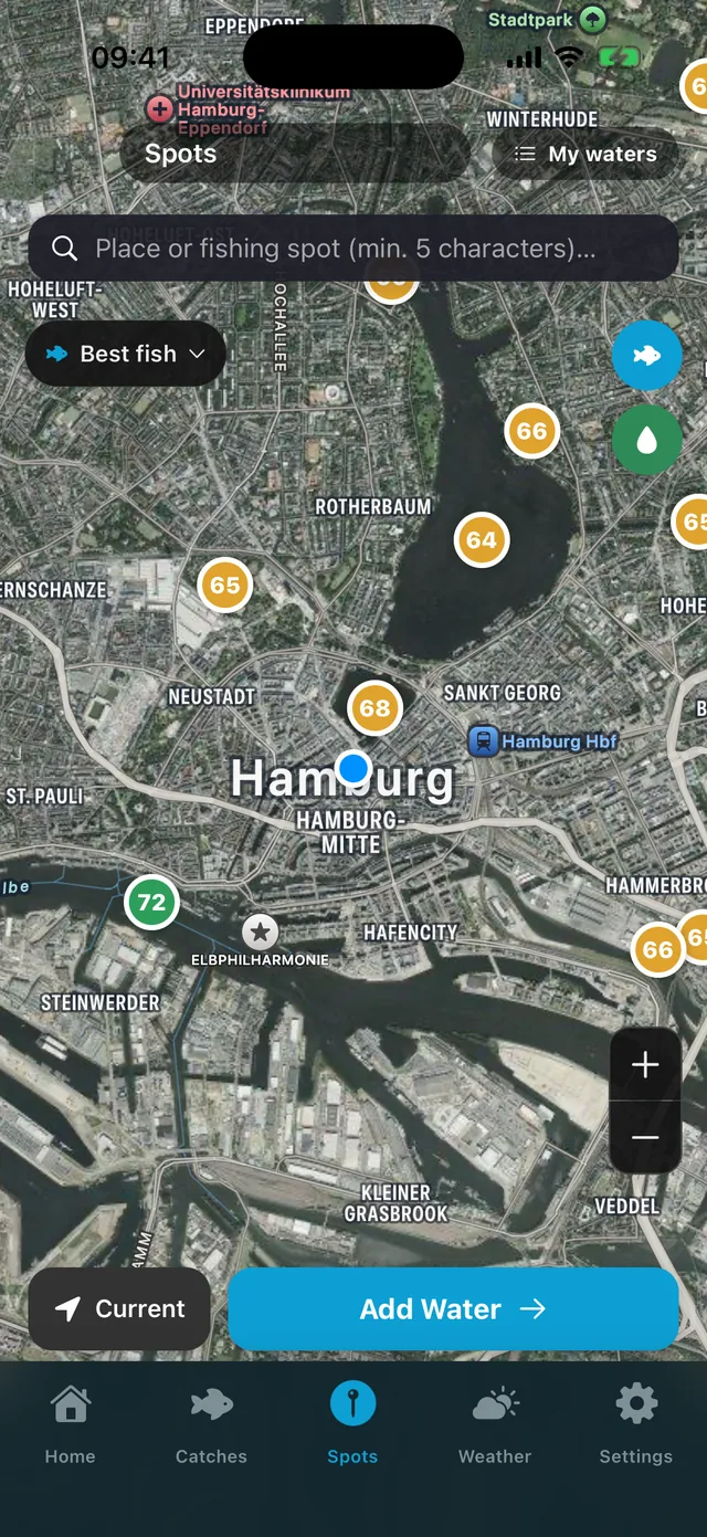 Bite scores on the map