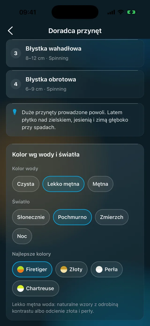 Właściwy kolor